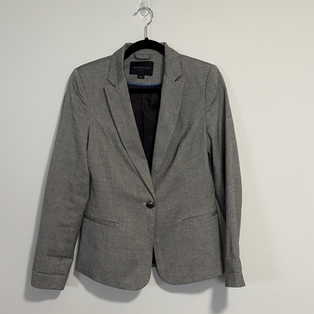 Kenneth Cole Select Blazer Size Medium Grey